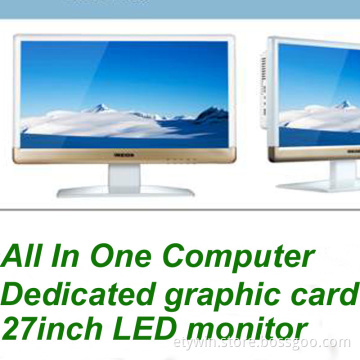 All in one pc with 27" LED monitor for DIY computer hardware,gaming computer